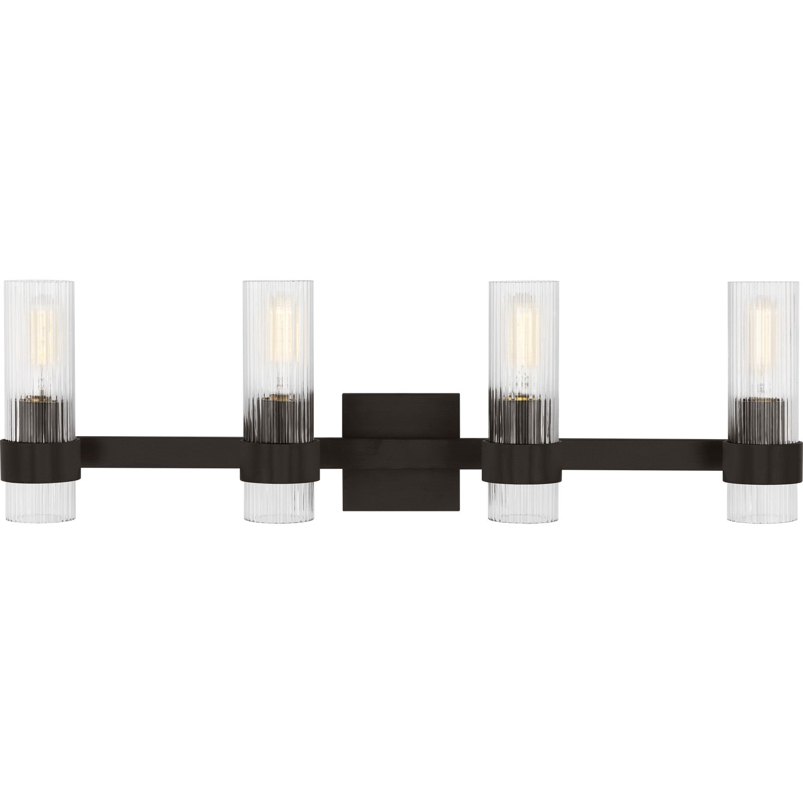 Geneva 4 - Light Vanity in Polished Nickel - Visual Comfort Wall Lights