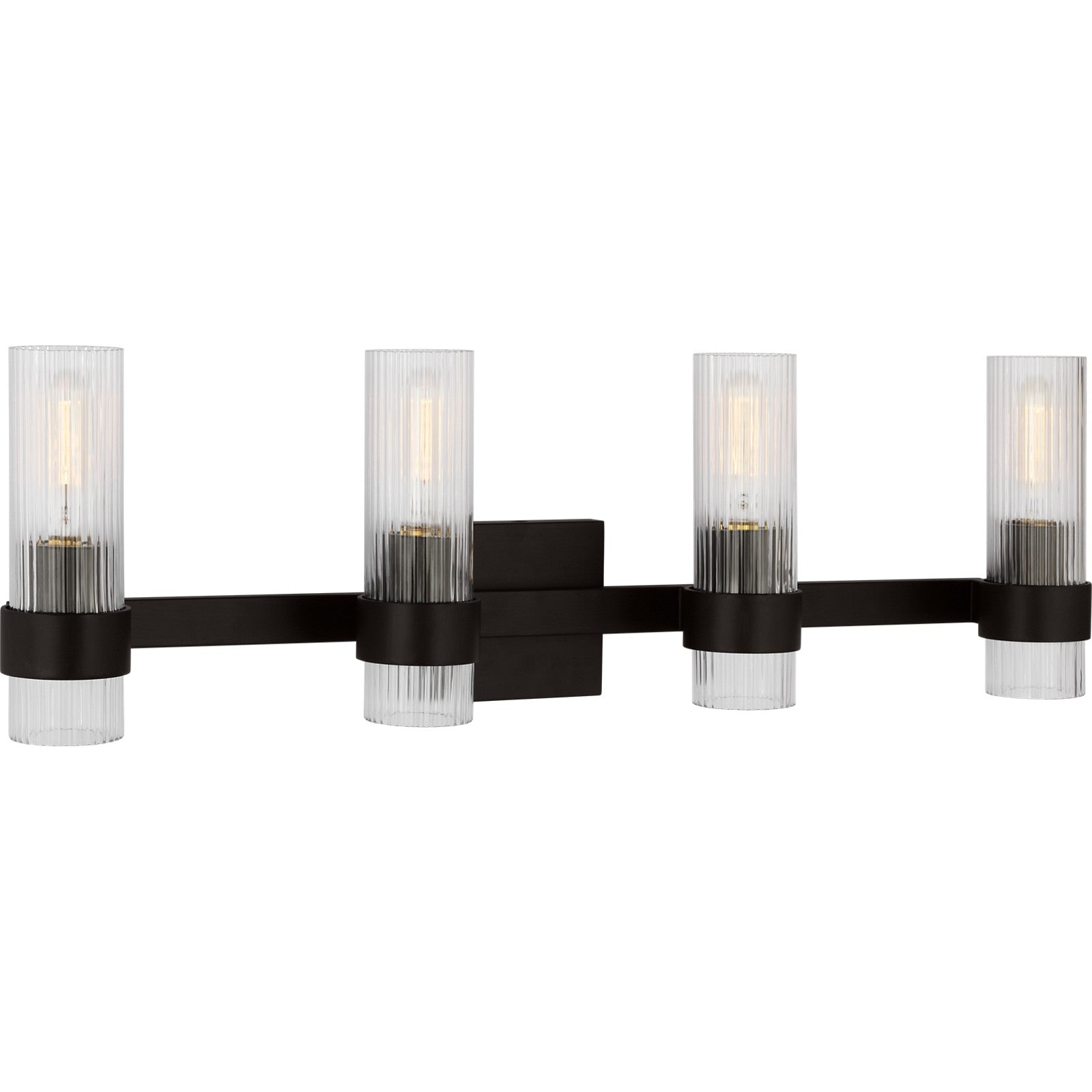 Geneva 4 - Light Vanity in Polished Nickel - Visual Comfort Wall Lights