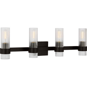 Geneva 4 - Light Vanity in Polished Nickel - Visual Comfort Wall Lights