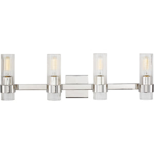 Geneva 4 - Light Vanity in Polished Nickel - Visual Comfort Wall Lights