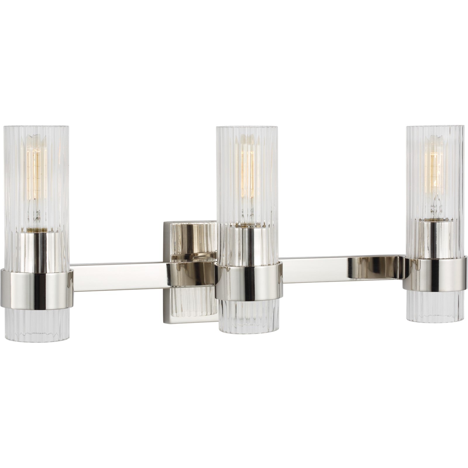 Geneva 3 - Light Vanity in Burnished Brass - Visual Comfort Wall Lights