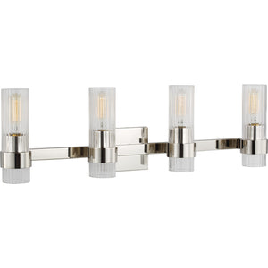 Geneva 4 - Light Vanity in Polished Nickel - Visual Comfort Wall Lights