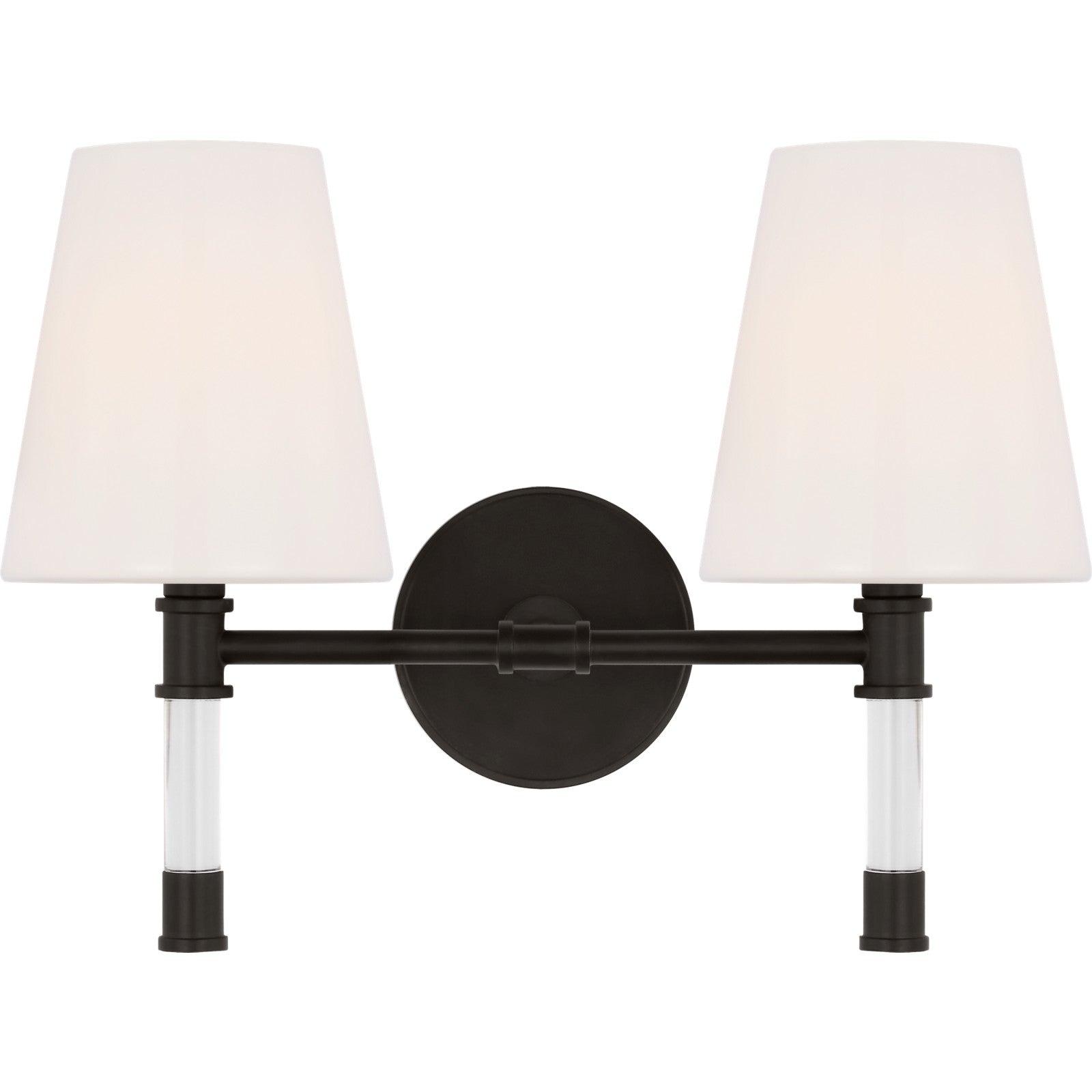 Hanover 2 - Light Vanity Polished Nickel - Visual Comfort Wall Lights
