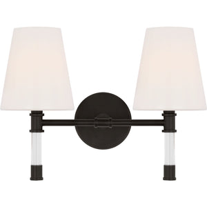 Hanover 2 - Light Vanity Polished Nickel - Visual Comfort Wall Lights