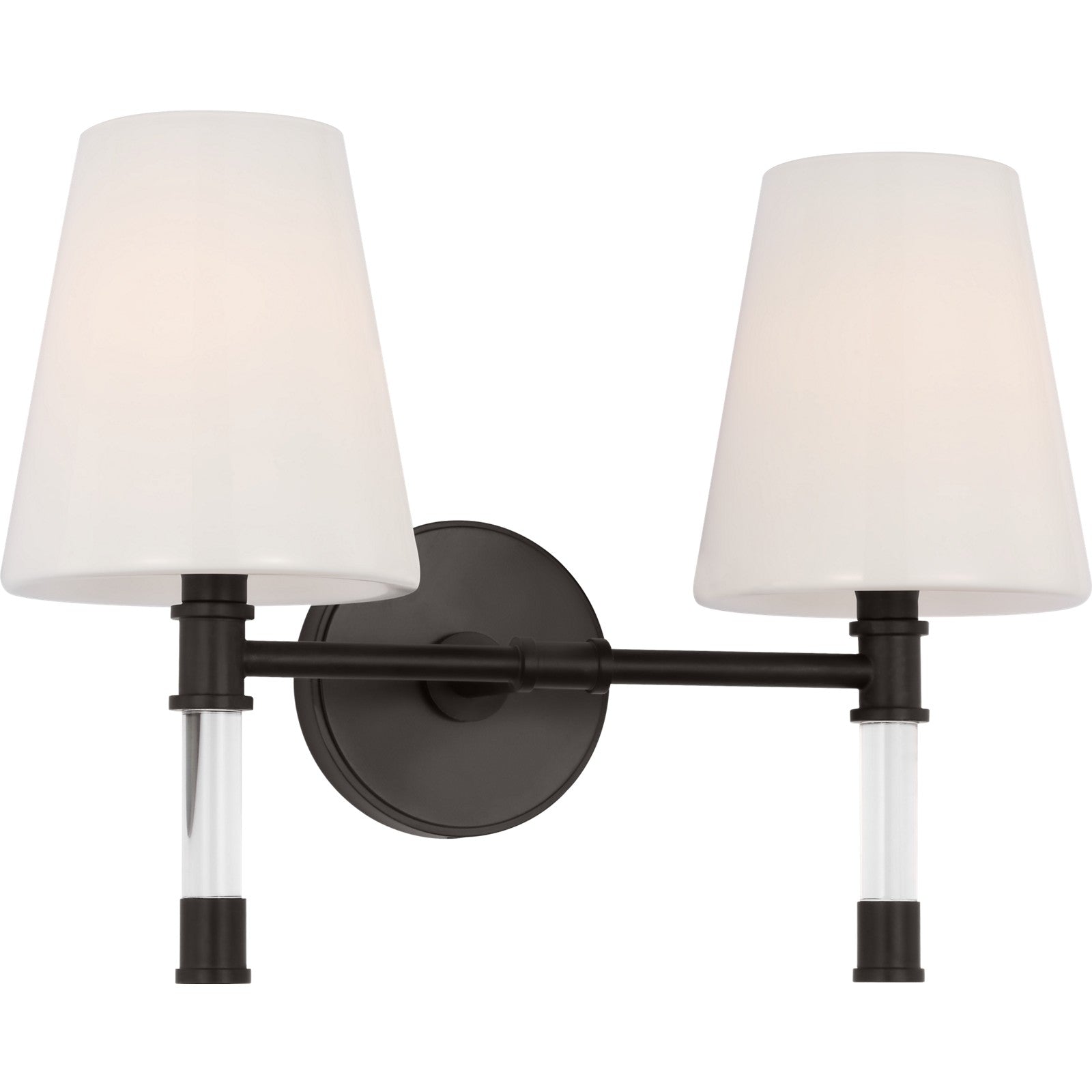Hanover 2 - Light Vanity Polished Nickel - Visual Comfort Wall Lights