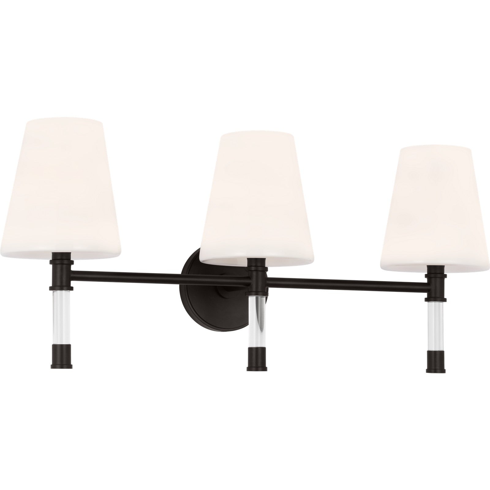 Hanover 3 - Light Vanity Burnished Brass - Visual Comfort Wall Lights