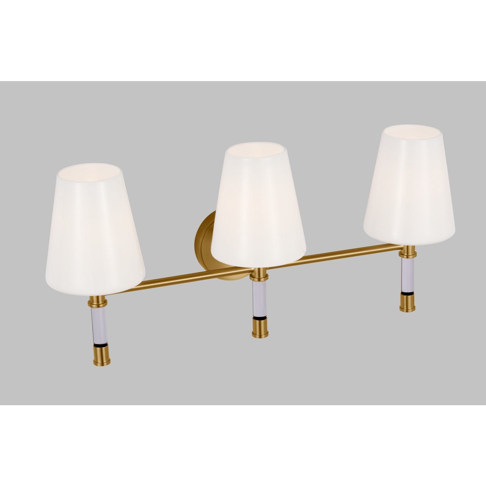 Hanover 3 - Light Vanity Burnished Brass - Visual Comfort Wall Lights