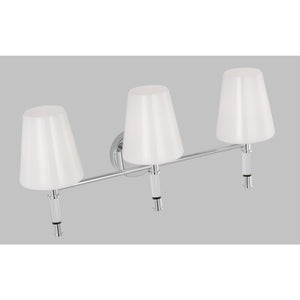 Hanover 3 - Light Vanity Burnished Brass - Visual Comfort Wall Lights
