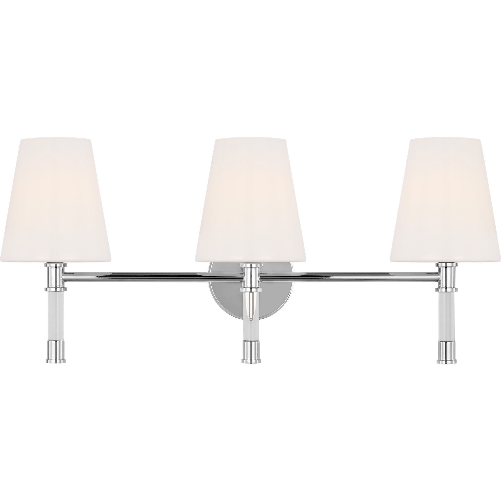 Hanover 3 - Light Vanity Burnished Brass - Visual Comfort Wall Lights
