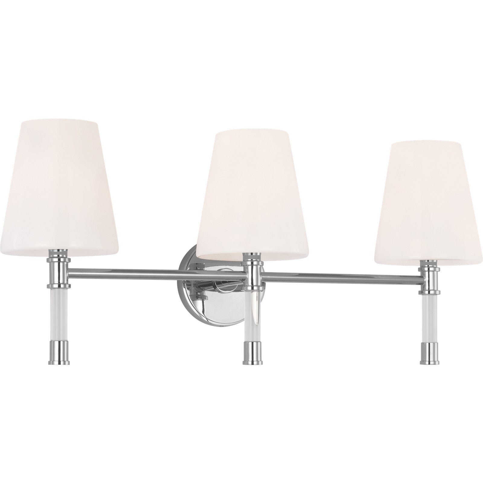 Hanover 3 - Light Vanity Burnished Brass - Visual Comfort Wall Lights