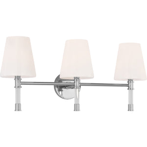 Hanover 3 - Light Vanity Burnished Brass - Visual Comfort Wall Lights