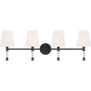 Hanover 4 - Light Vanity Burnished Brass - Visual Comfort Wall Lights