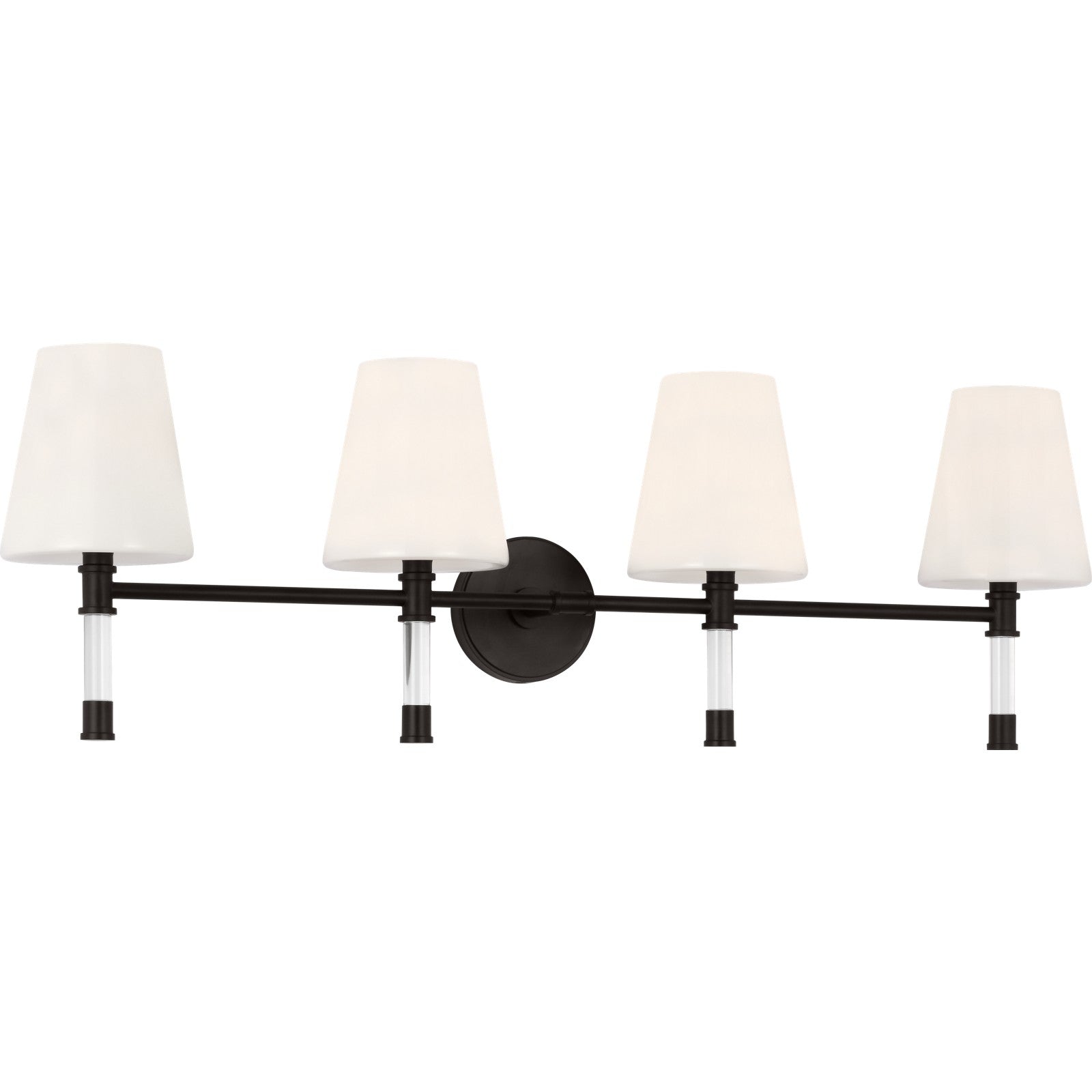 Hanover 4 - Light Vanity Burnished Brass - Visual Comfort Wall Lights