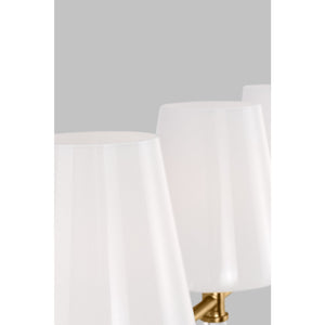 Hanover 4 - Light Vanity Burnished Brass - Visual Comfort Wall Lights