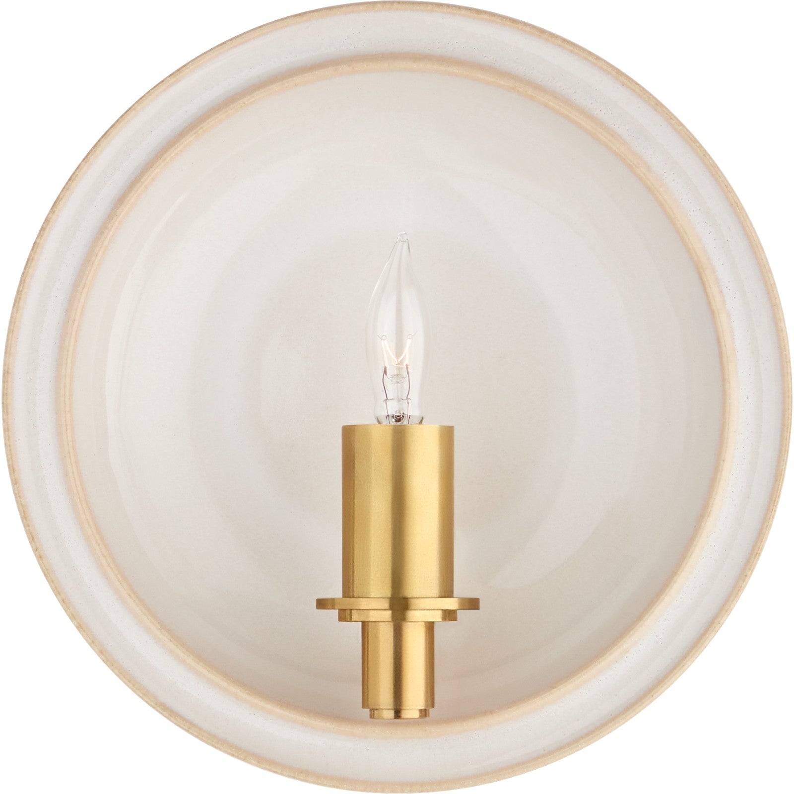 Leeds Small Round Sconce - Visual Comfort Wall Lights
