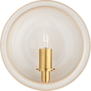 Leeds Small Round Sconce - Visual Comfort Wall Lights