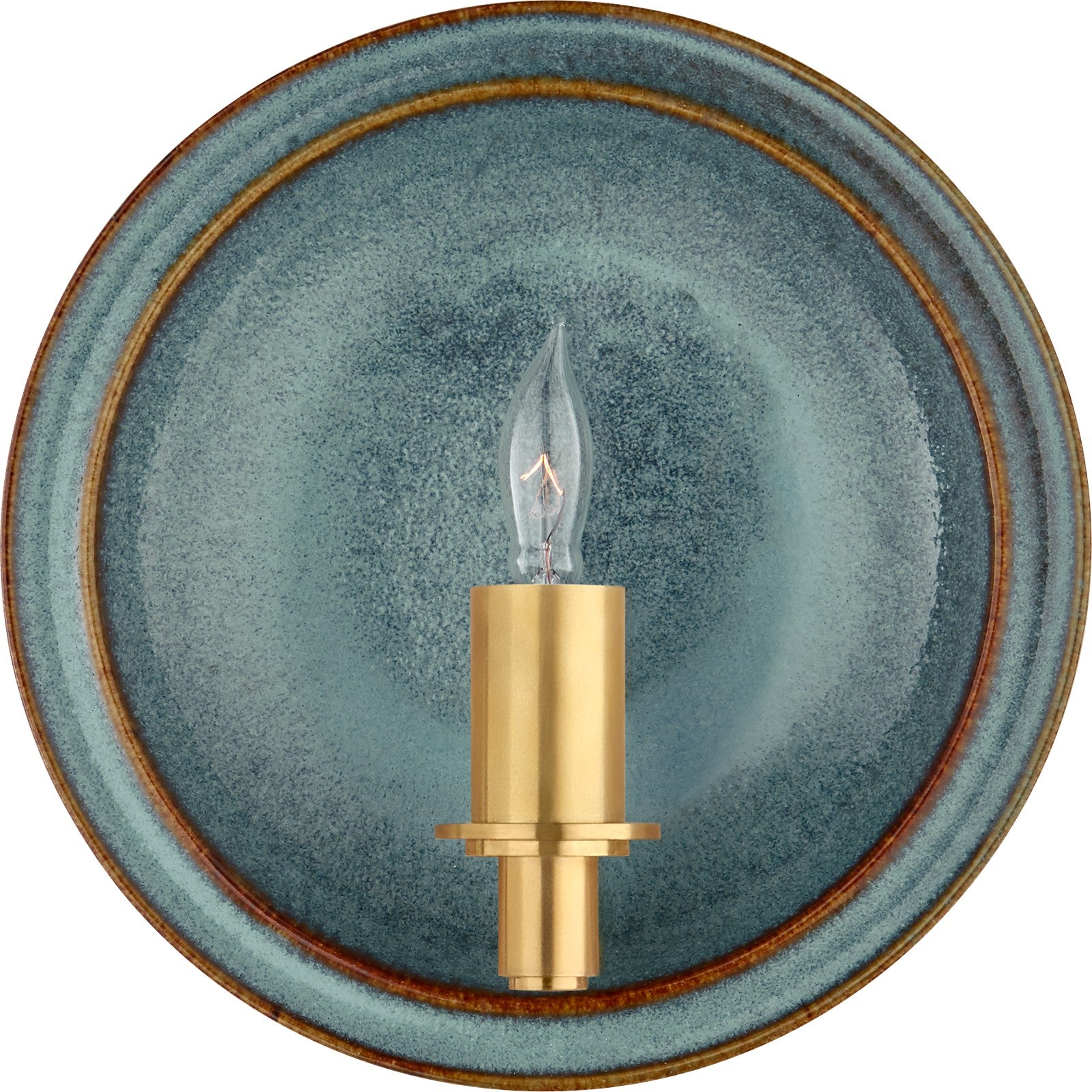 Leeds Small Round Sconce - Visual Comfort Wall Lights