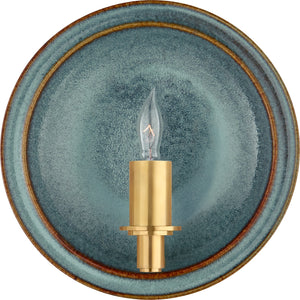 Leeds Small Round Sconce - Visual Comfort Wall Lights