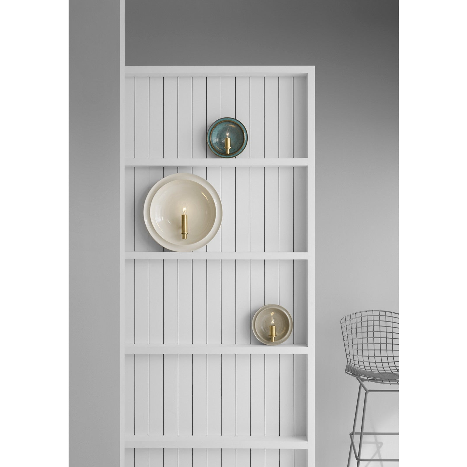 Leeds Small Round Sconce - Visual Comfort Wall Lights