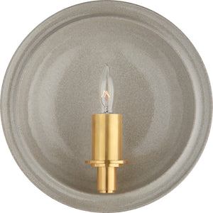 Leeds Small Round Sconce - Visual Comfort Wall Lights