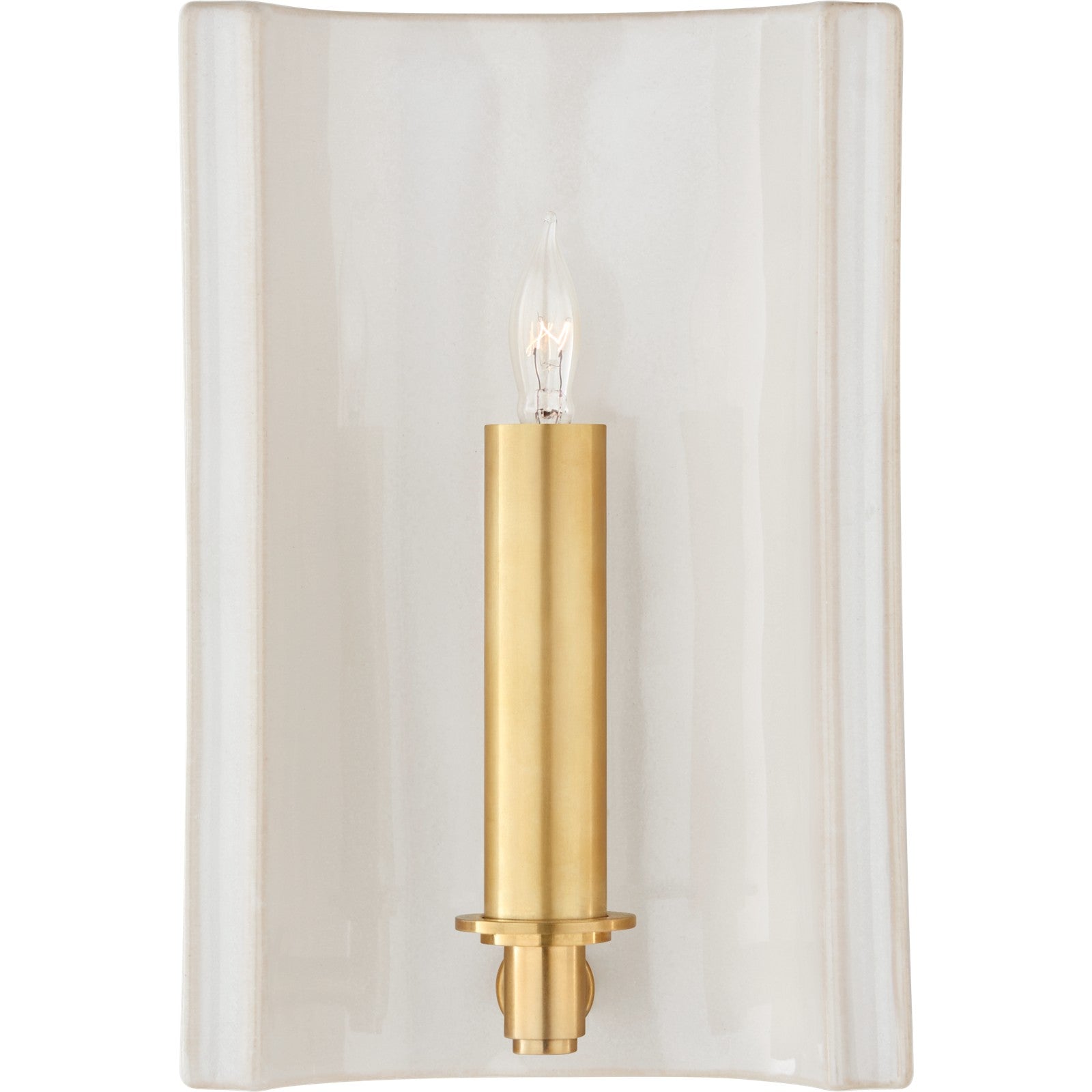 Leeds Small Rectangle Sconce - Visual Comfort Wall Lights
