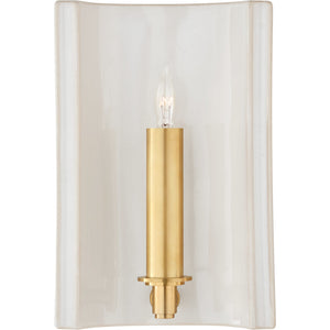 Leeds Small Rectangle Sconce - Visual Comfort Wall Lights