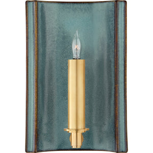 Leeds Small Rectangle Sconce - Visual Comfort Wall Lights