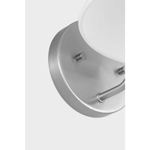 Burke Medium Sconce Brushed Steel - Visual Comfort Wall Lights