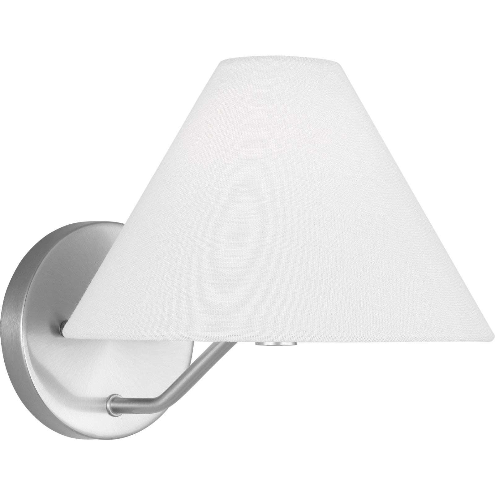 Burke Medium Sconce Brushed Steel - Visual Comfort Wall Lights