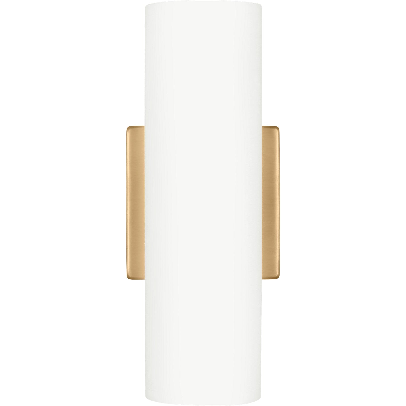 Capalino Medium Double Sconce Satin Brass - Visual Comfort Wall Lights