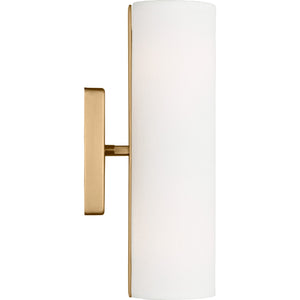 Capalino Medium Double Sconce Satin Brass - Visual Comfort Wall Lights