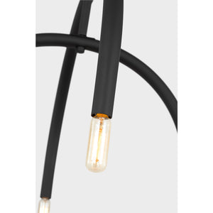 Hadden Small Chandelier Midnight Black - Visual Comfort Ceiling Lights