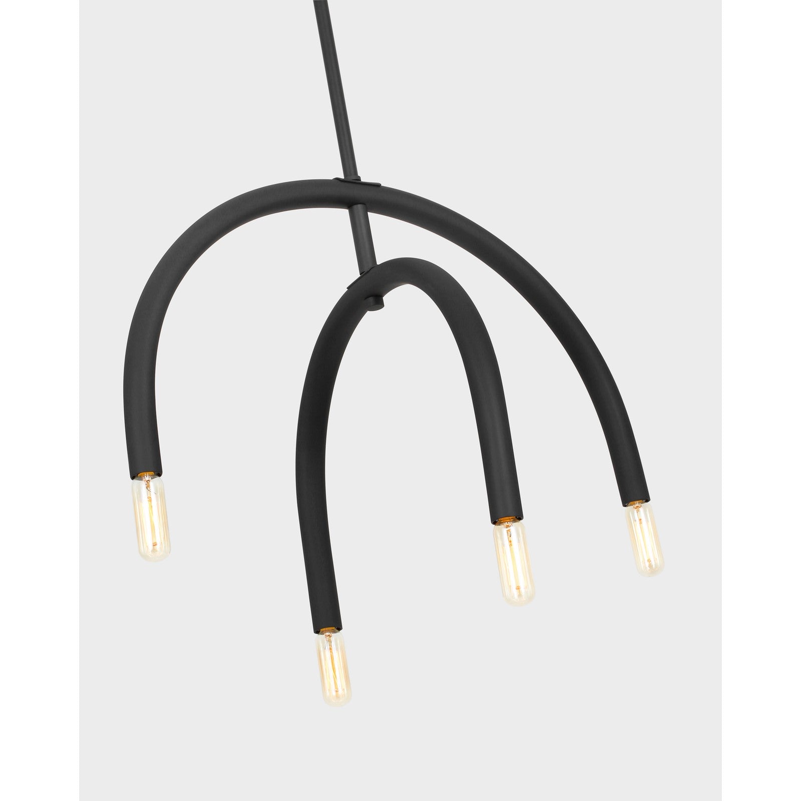 Hadden Medium Chandelier Midnight Black - Visual Comfort Ceiling Lights