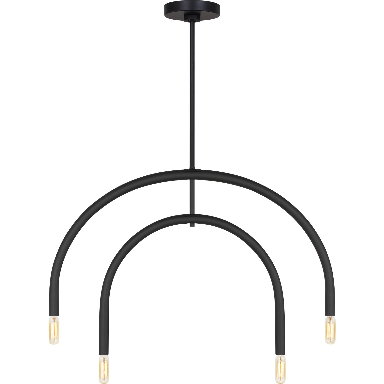 Hadden Small Chandelier Midnight Black - Visual Comfort Ceiling Lights