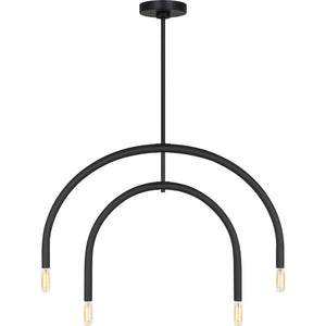 Hadden Small Chandelier Midnight Black - Visual Comfort Ceiling Lights