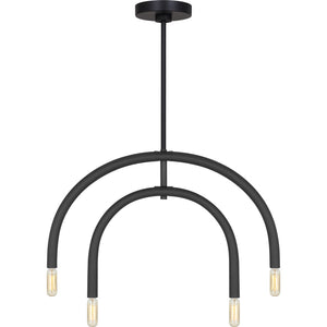 Hadden Medium Chandelier Midnight Black - Visual Comfort Ceiling Lights