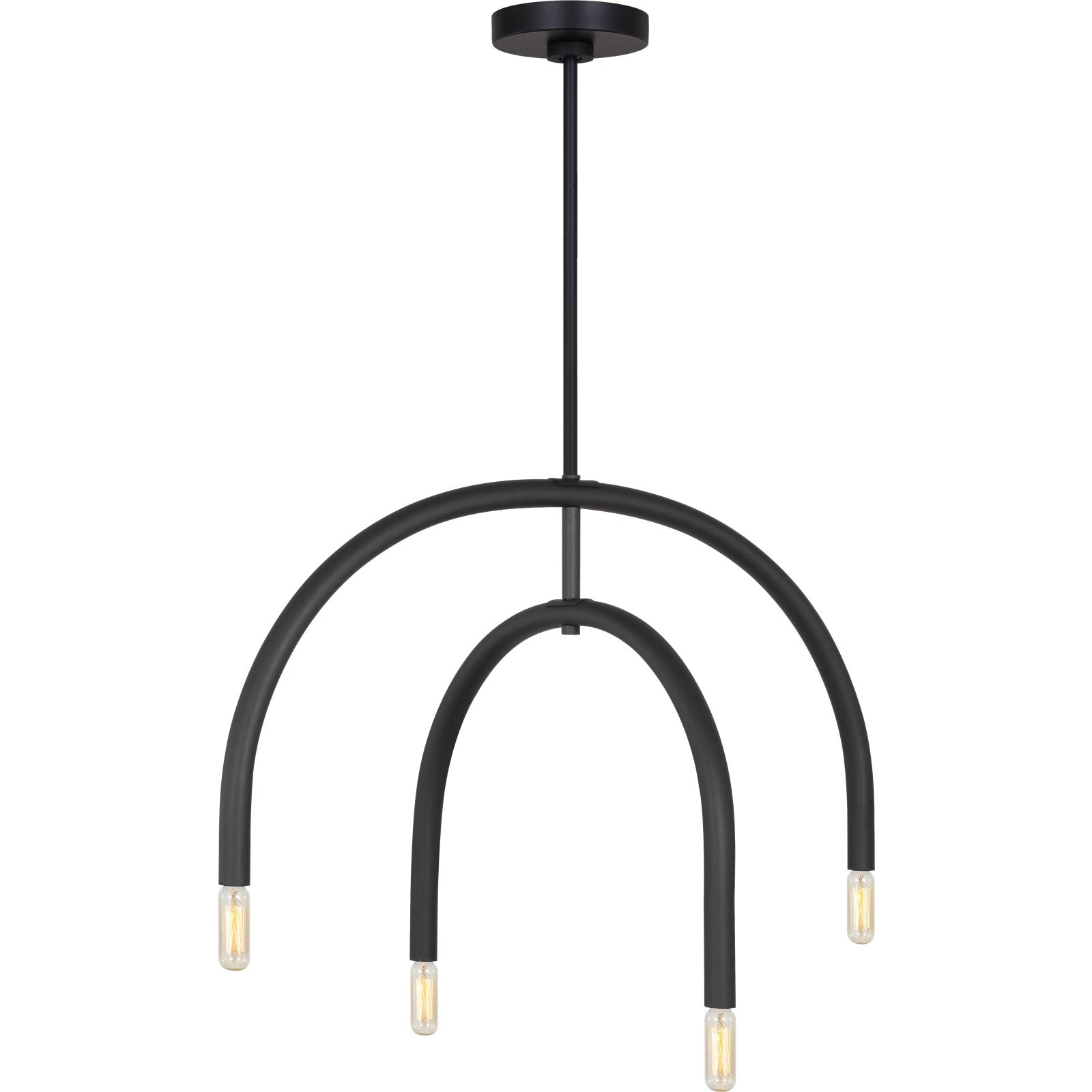 Hadden Small Chandelier Midnight Black - Visual Comfort Ceiling Lights