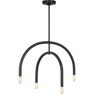 Hadden Small Chandelier Midnight Black - Visual Comfort Ceiling Lights