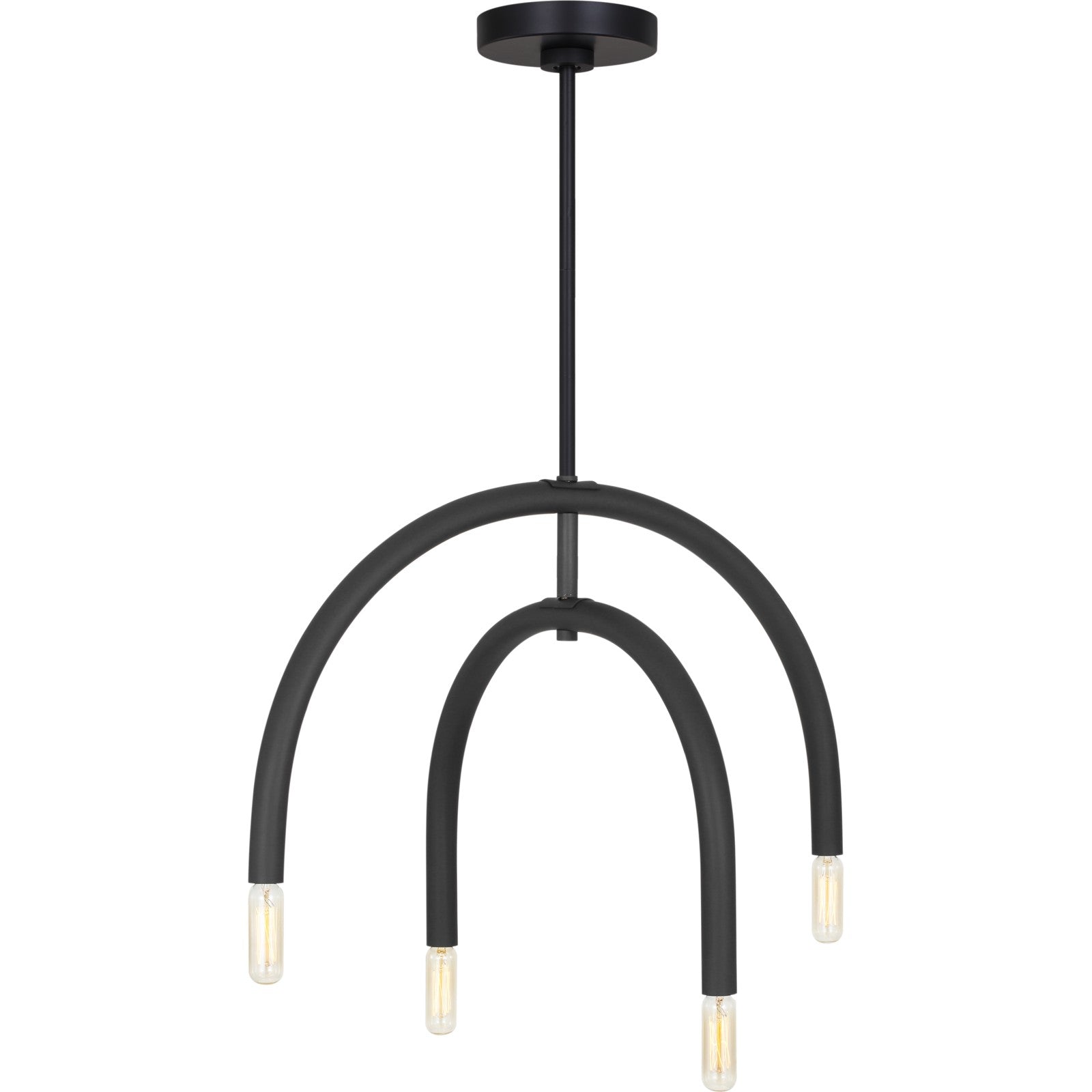 Hadden Medium Chandelier Midnight Black - Visual Comfort Ceiling Lights