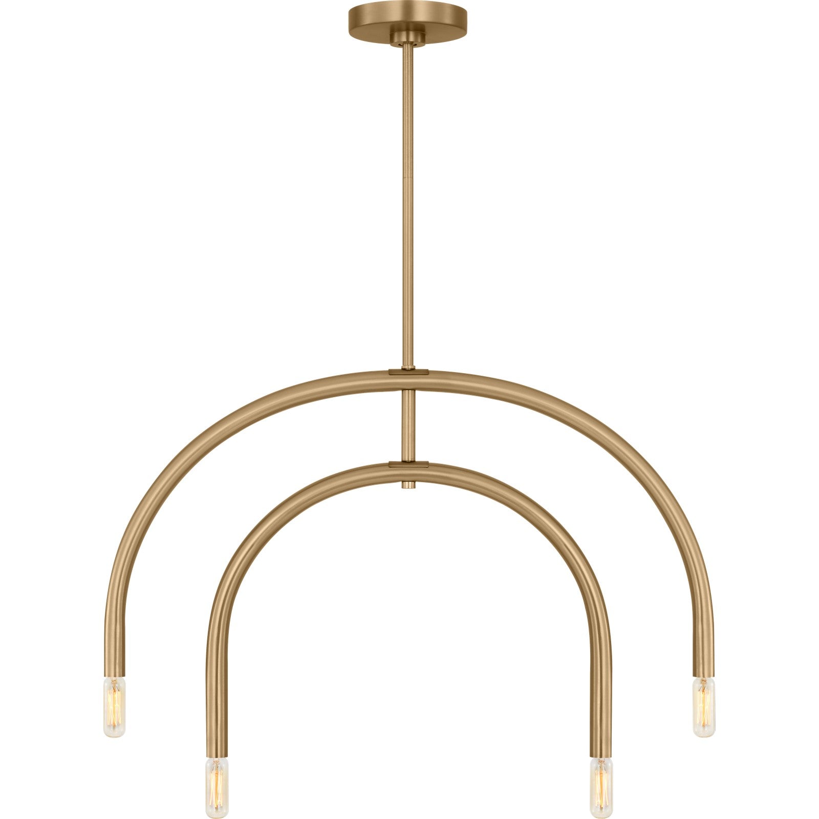 Hadden Small Chandelier Midnight Black - Visual Comfort Ceiling Lights