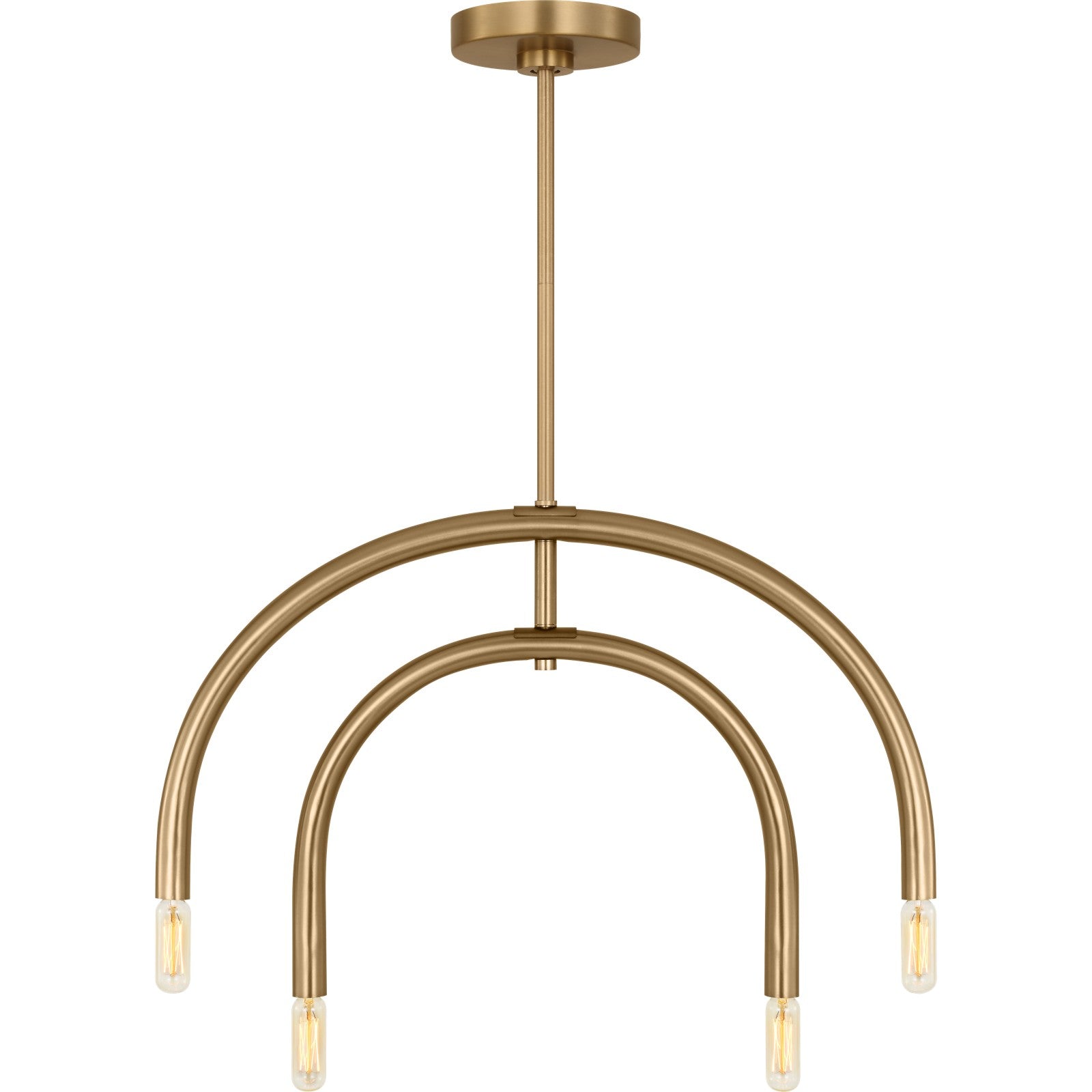Hadden Medium Chandelier Midnight Black - Visual Comfort Ceiling Lights