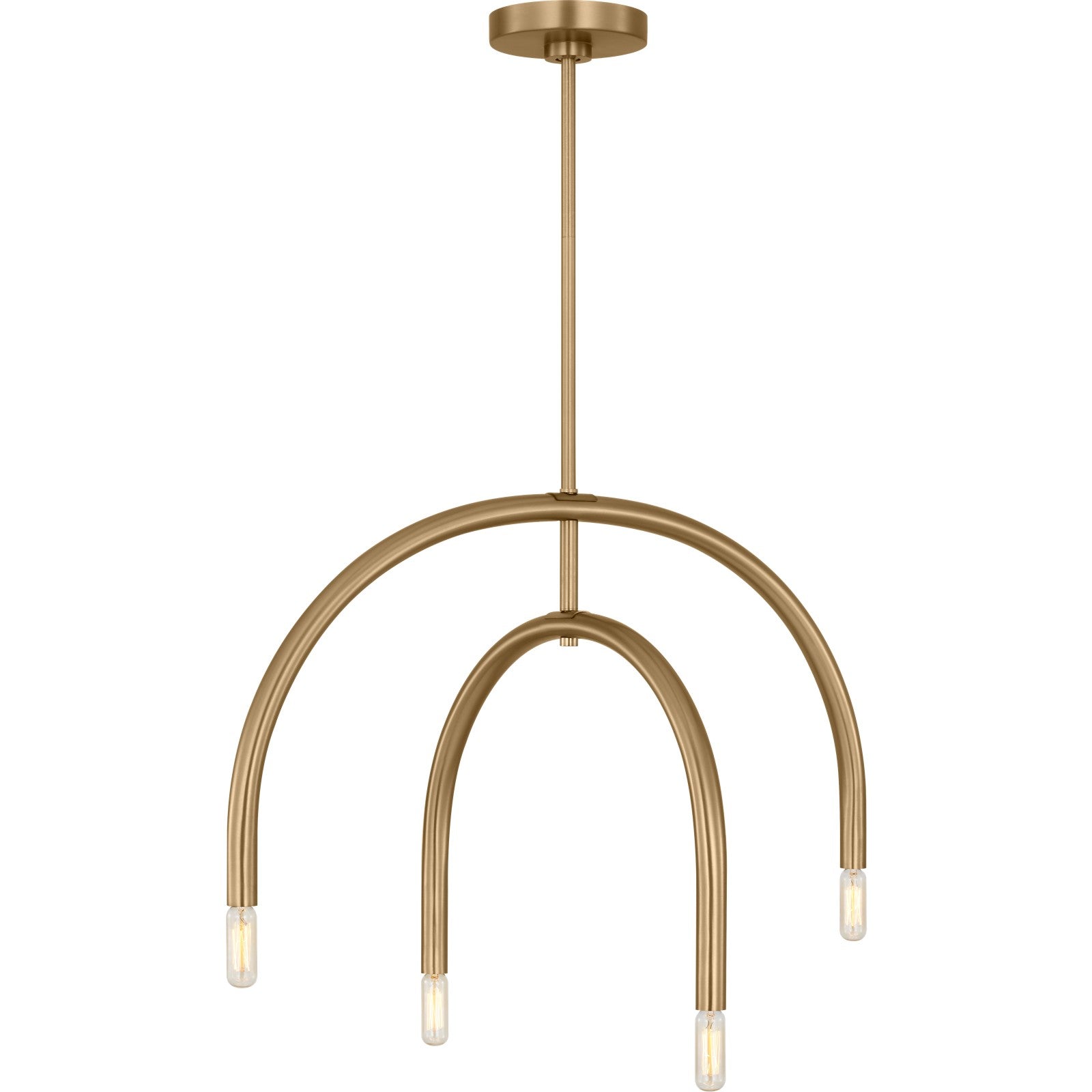 Hadden Small Chandelier Midnight Black - Visual Comfort Ceiling Lights