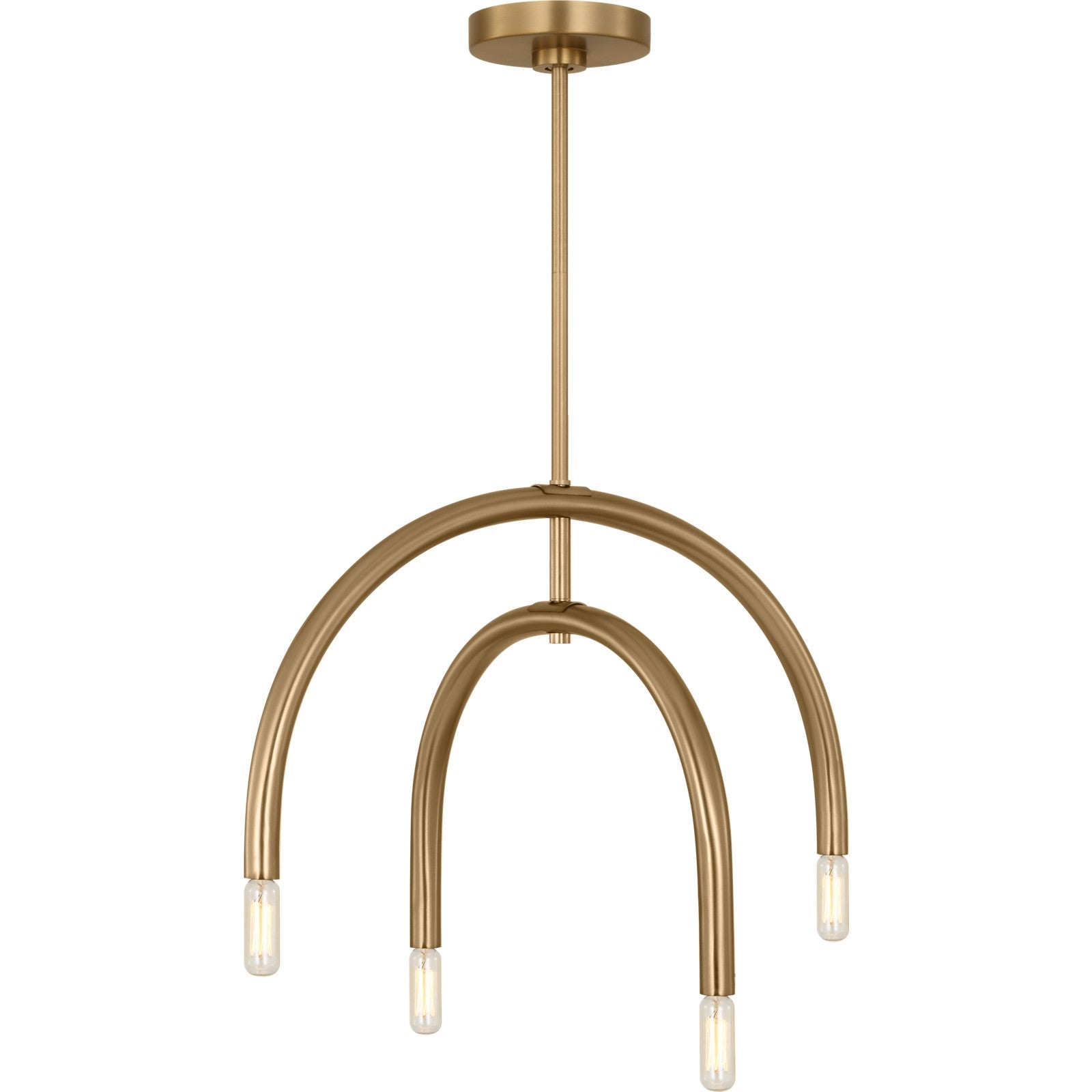 Hadden Medium Chandelier Midnight Black - Visual Comfort Ceiling Lights
