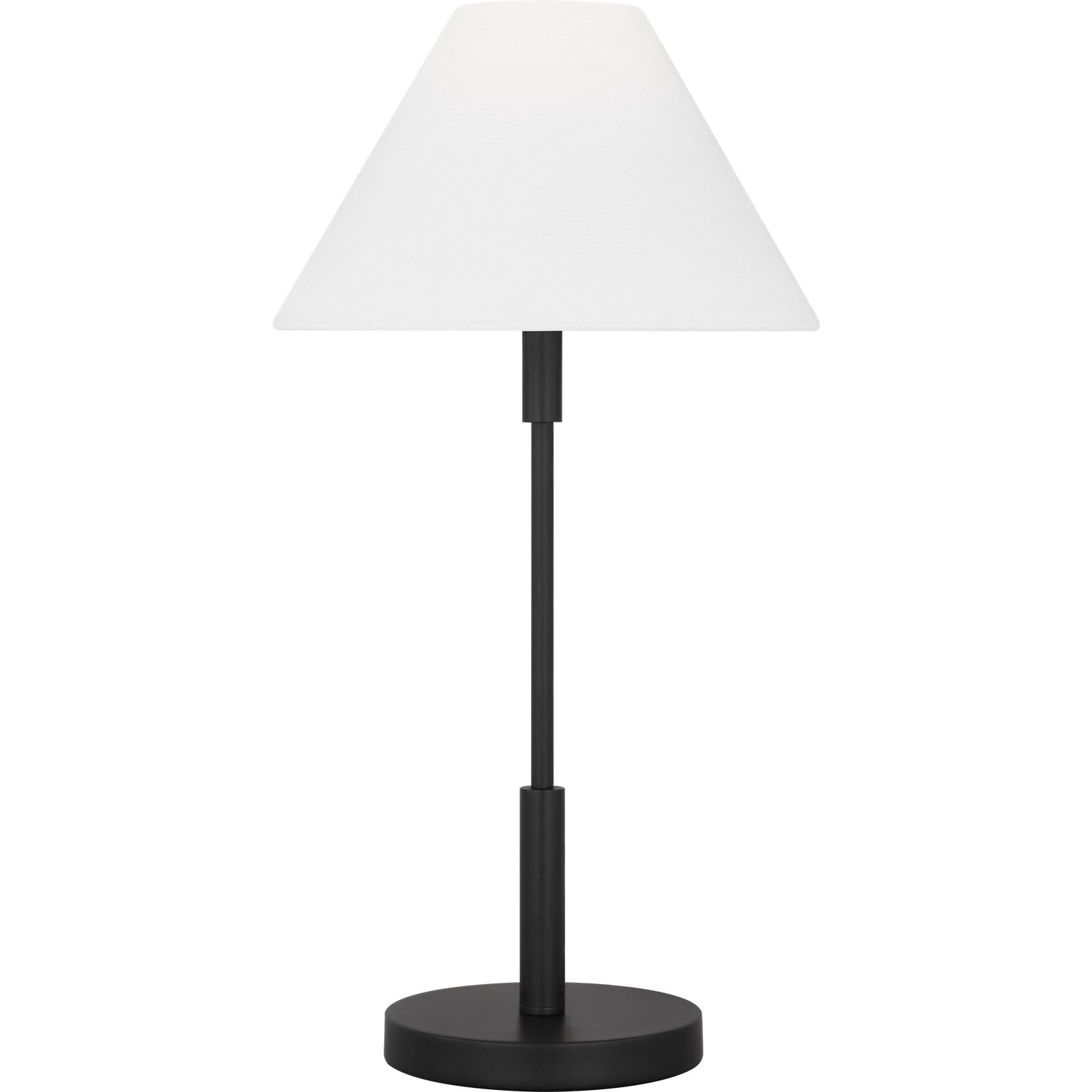 Porteau Medium Table Lamp Midnight Black Bulbs Inc - Visual Comfort Table Lamps