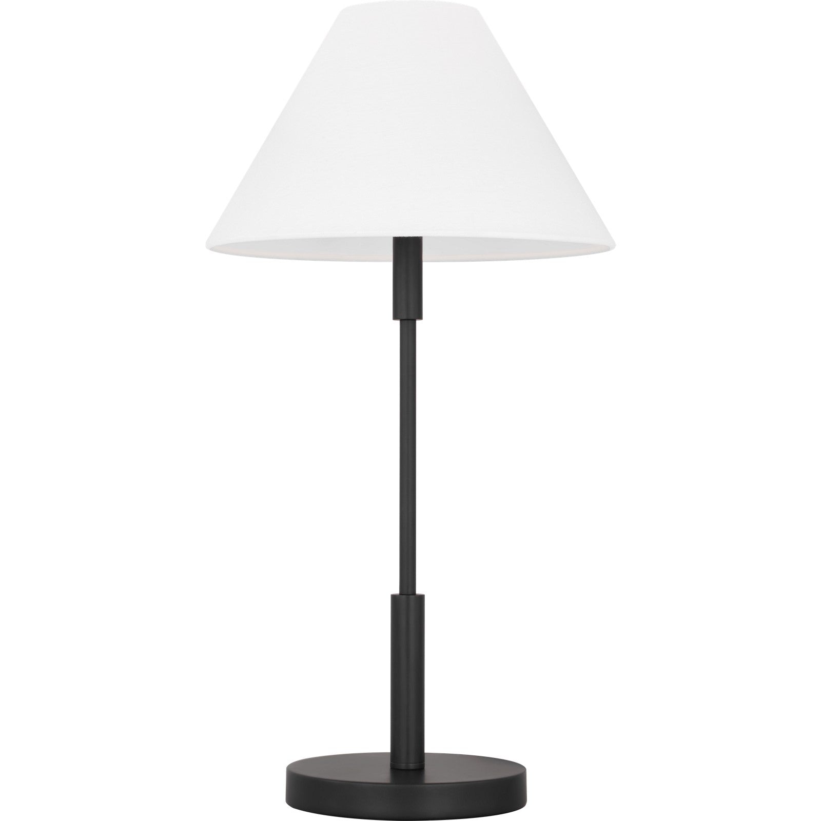 Porteau Medium Table Lamp Midnight Black Bulbs Inc - Visual Comfort Table Lamps