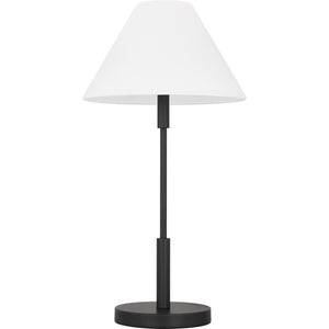 Porteau Medium Table Lamp Midnight Black Bulbs Inc - Visual Comfort Table Lamps