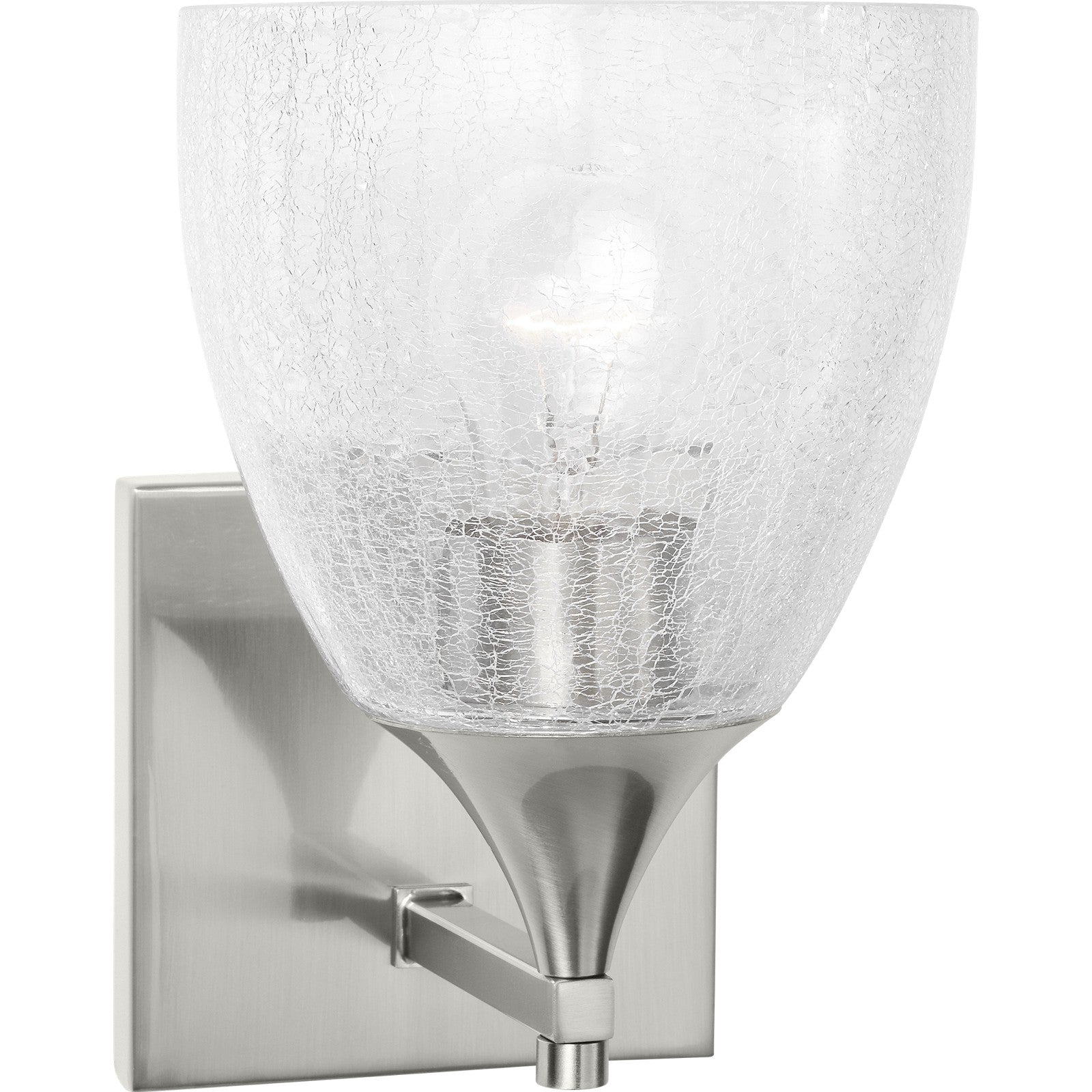 Toffino 1-Light Bath Sconce in Chrome with Milk Glass - Visual Comfort Wall Lights