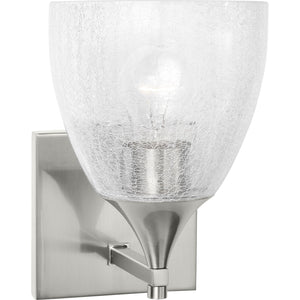 Toffino 1-Light Bath Sconce in Chrome with Milk Glass - Visual Comfort Wall Lights