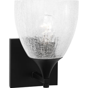 Toffino 1-Light Bath Sconce in Chrome with Milk Glass