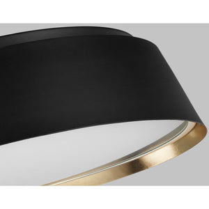 Asher Large Flush Mount Matte White - Visual Comfort Ceiling Lights